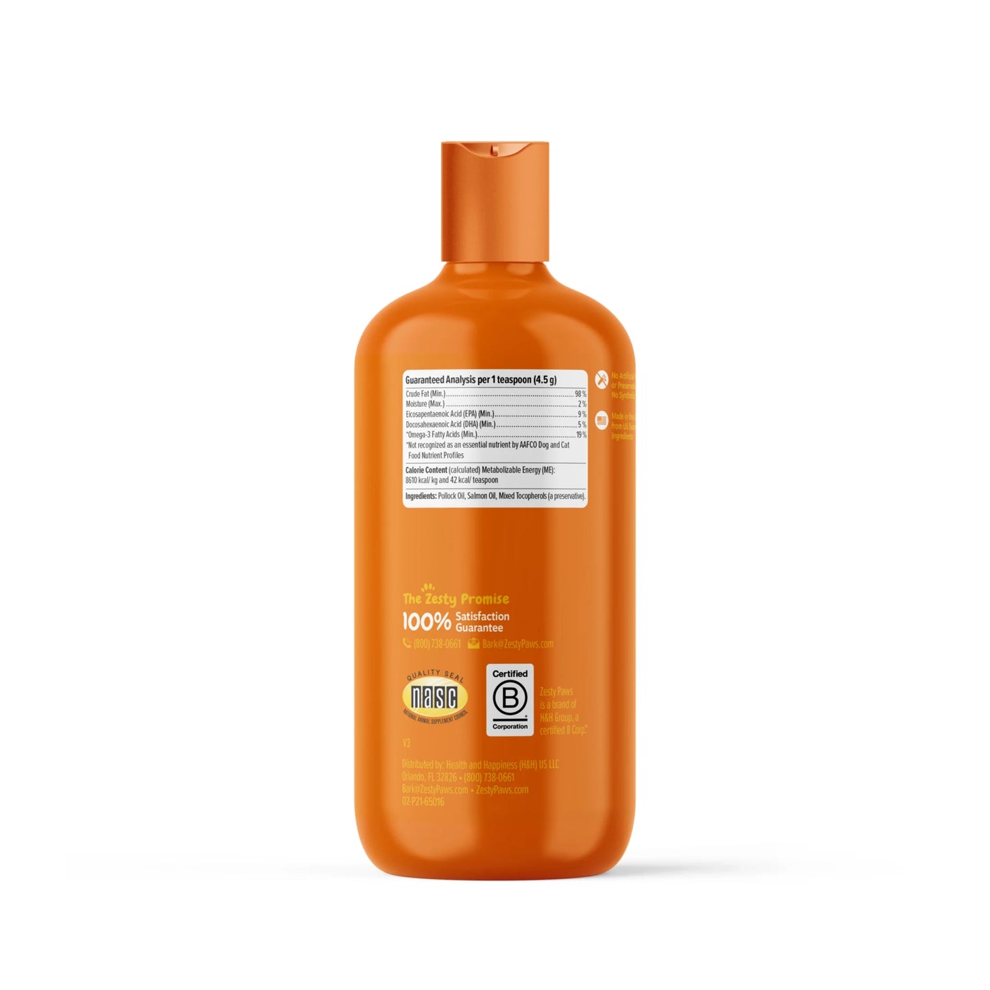 Wild Alaskan Omega-3 Blend Pollock + Salmon Oil 16Oz - No Pump, RETAIL